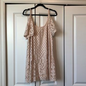 Venus dress NWOT size large so pretty cold shoulder style
